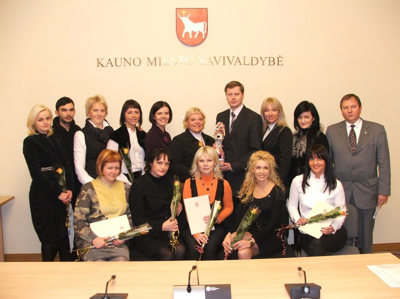 KAUNAS PAGERBĖ SAVO MIESTO GROŽIO SPECIALISTUS