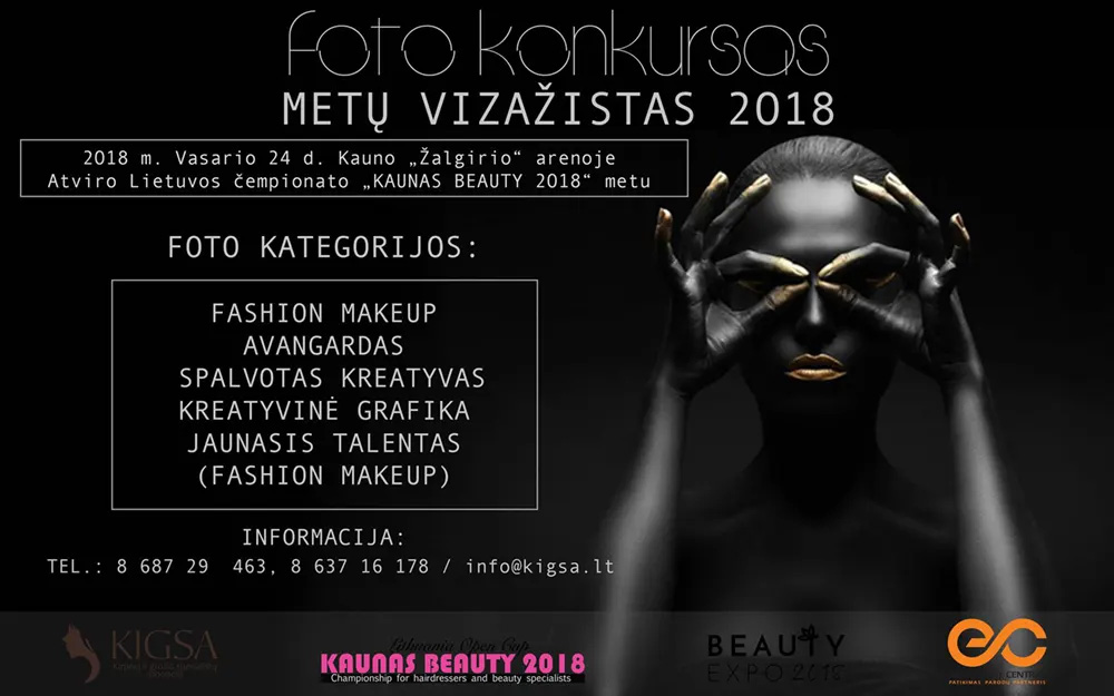 FOTO KONKURSO METŲ VIZAŽISTAS 2018 REZULTATAI