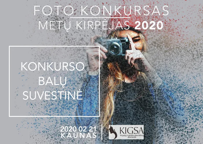 FOTO KONKURSO METŲ KIRPĖJAS 2020 REZULTATAI