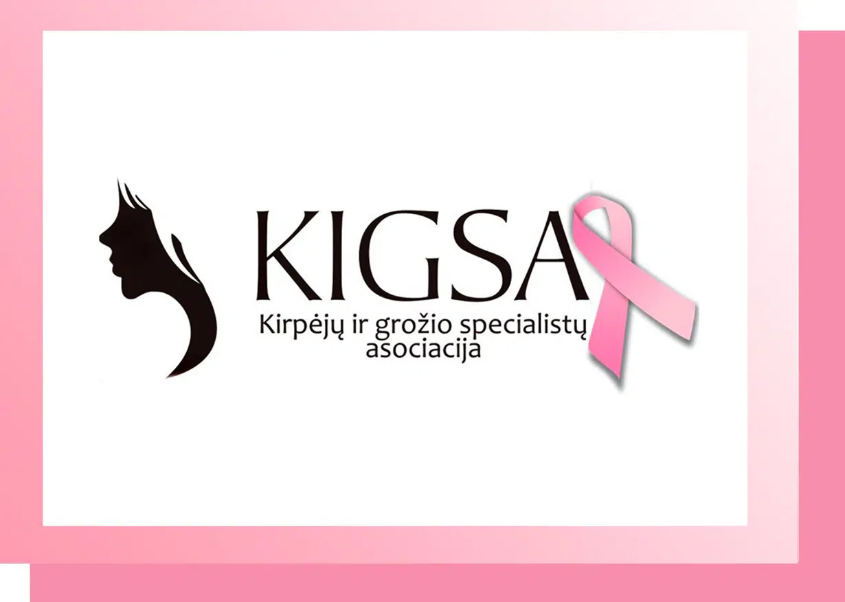 KIGSA rožinis kaspinas