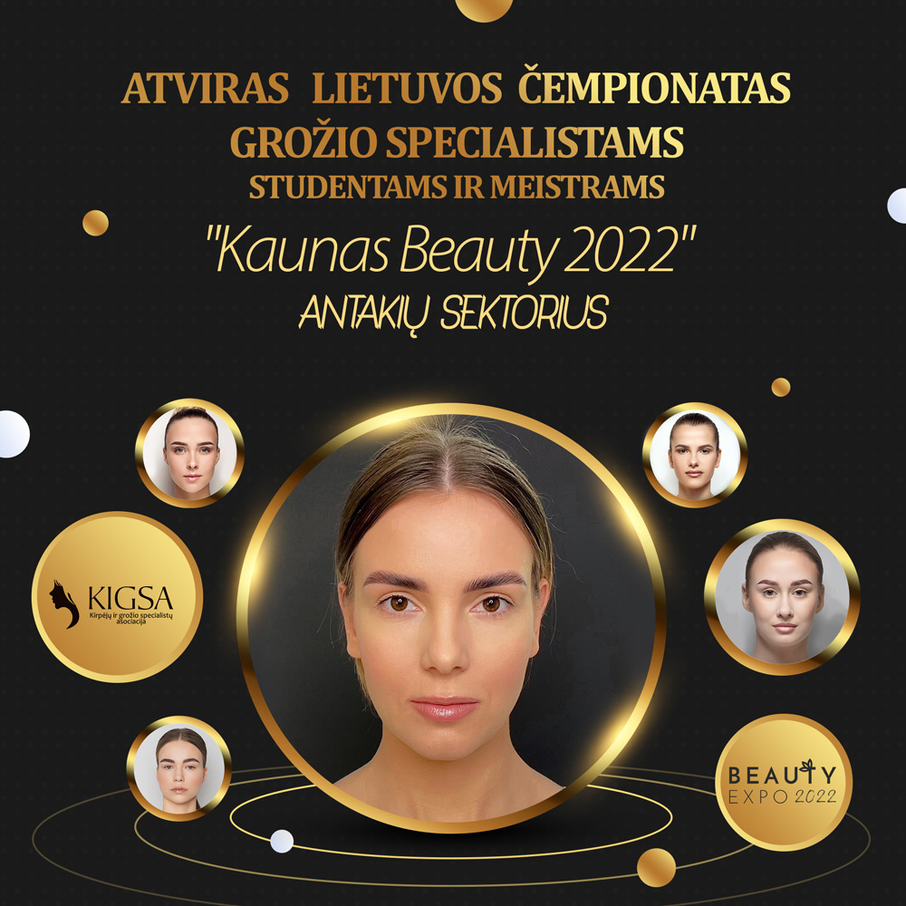 REGISTRACIJA ANTAKIŲ MEISTRAMS – KAUNAS BEAUTY 2022