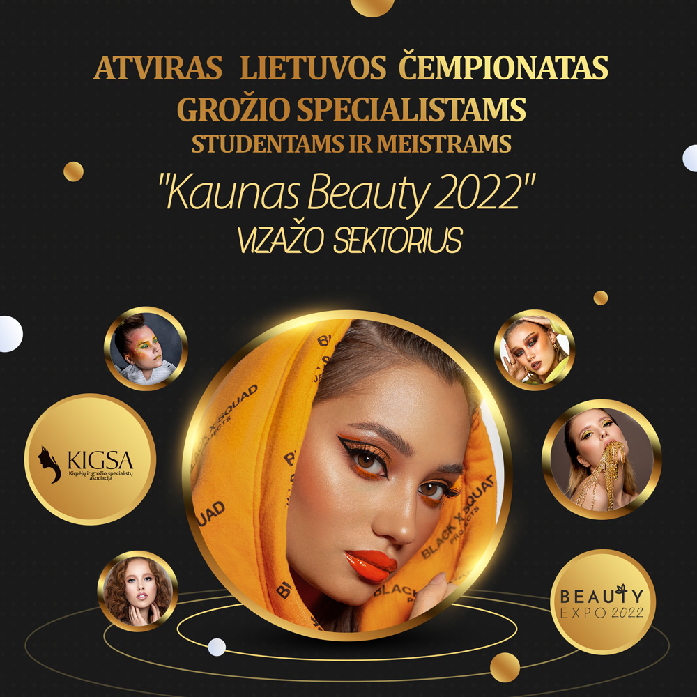 REGISTRACIJA VIZAŽO MEISTRAMS – KAUNAS BEAUTY 2022