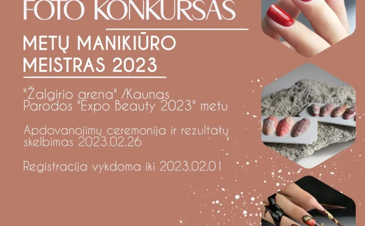  FOTO KONKURSAS METŲ MANIKIŪRO MEISTRAS 2023 – REZULTATAI