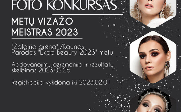  FOTO KONKURSAS METŲ VIZAŽO MEISTRAS 2023 – REZULTATAI