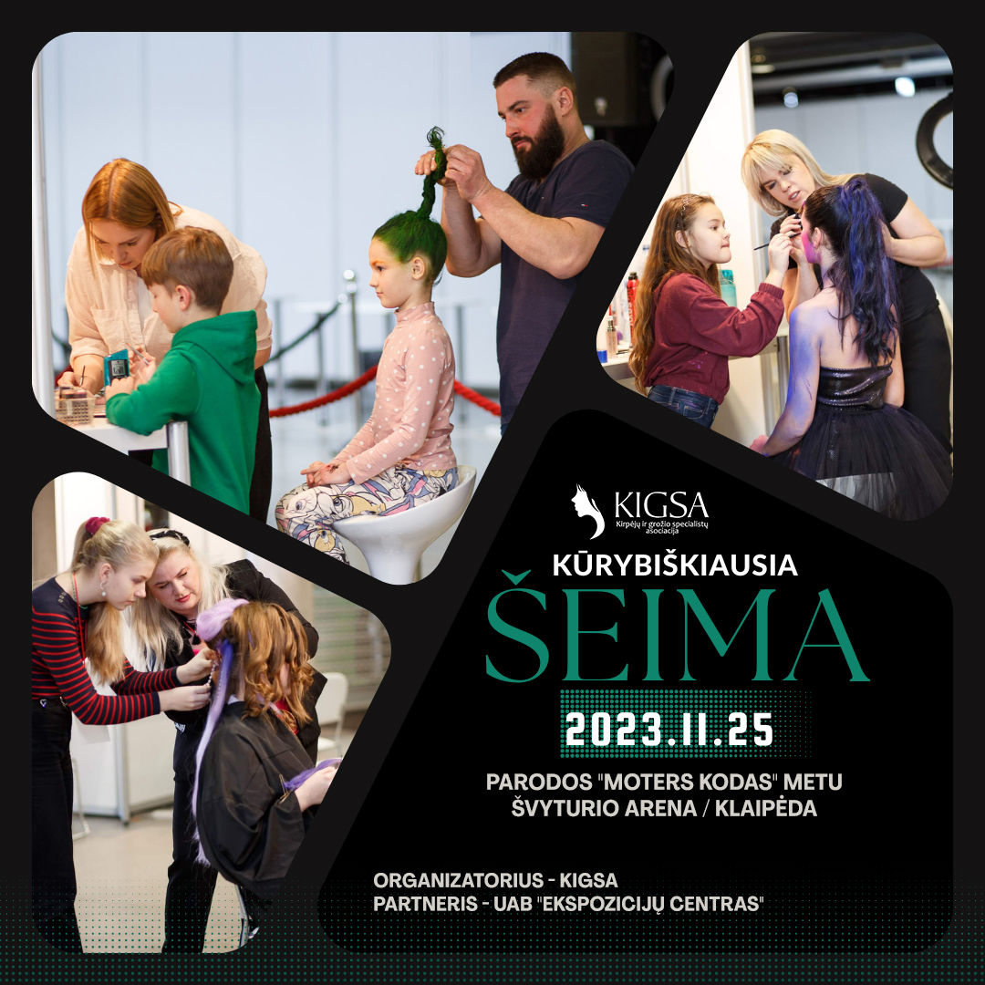 KLAIPĖDOJE VYKS KONKURSAS ŠEIMOMS – KŪRYBIŠKIAUSIA ŠEIMA (2023.11.25.)