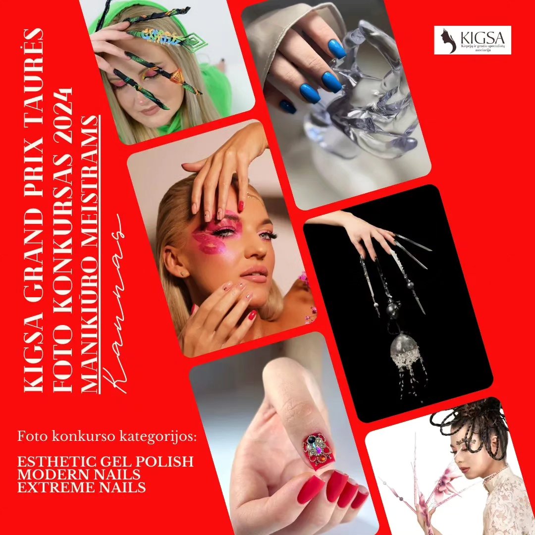 KIGSA GRAND PRIX TAURĖS 2024 FOTO KONKURSAS MANIKIŪRO MEISTRAMS (2024.01.31)