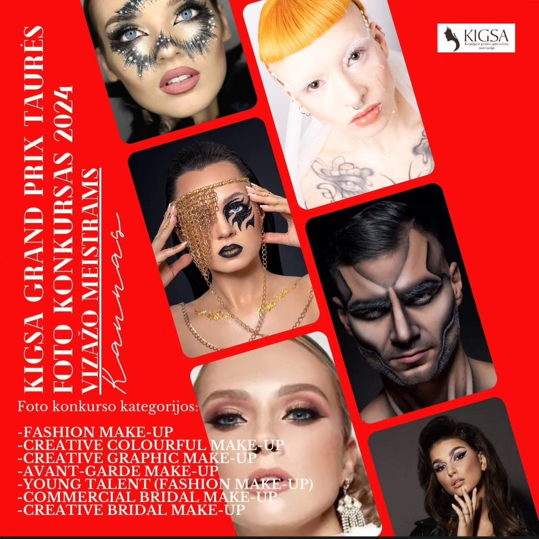 KIGSA GRAND PRIX TAURĖS 2024 FOTO KONKURSAS VIZAŽISTAMS (2024.01.31)