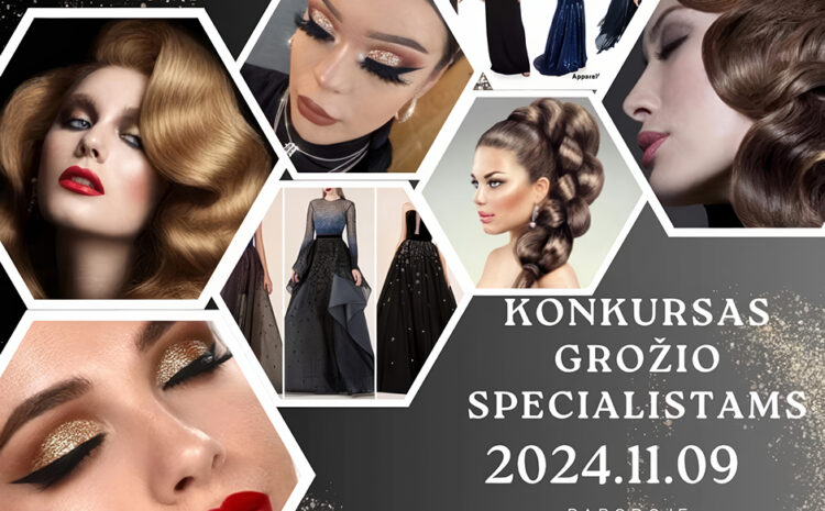  KONKURSAS GROŽIO SPECIALISTAMS „GLAMOUR” (2024.11.09)